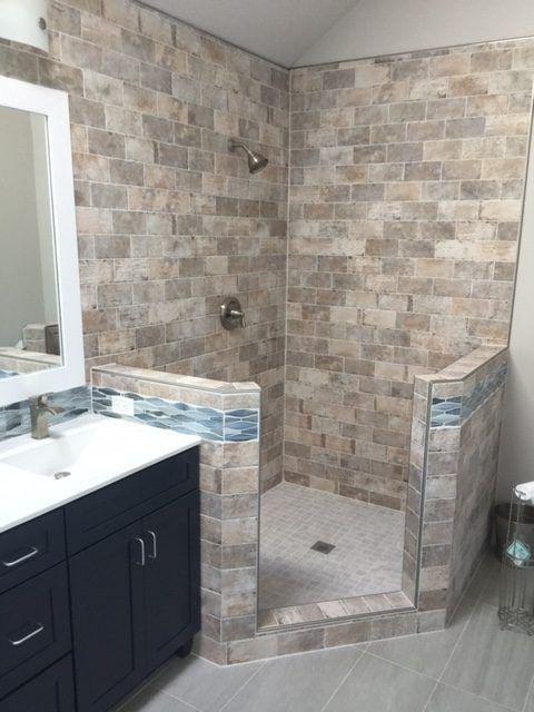Rustic Tile Shower