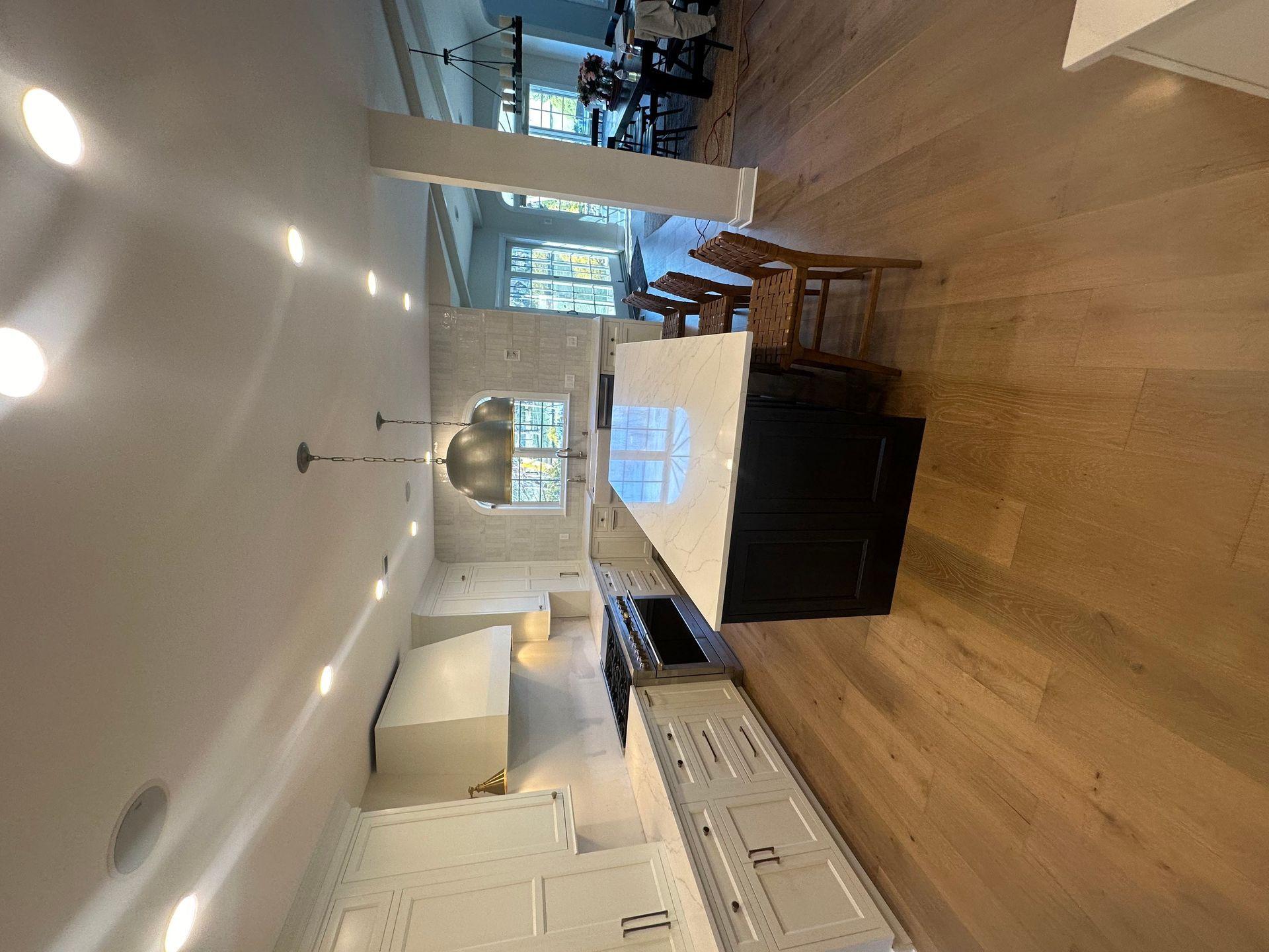 Custom kitchen renovation with modern finishes