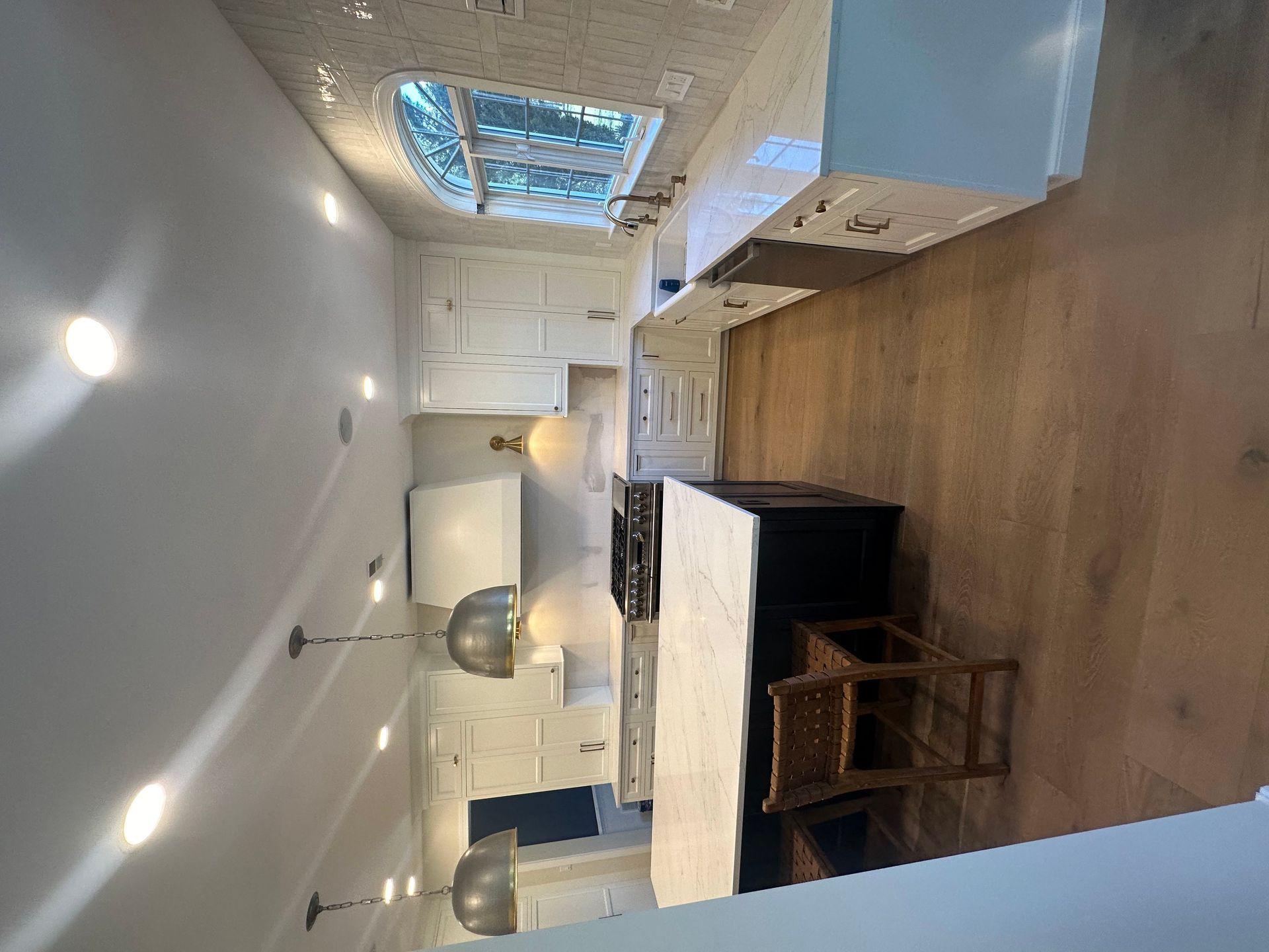 Custom kitchen renovation with modern finishes in Warminster, PA